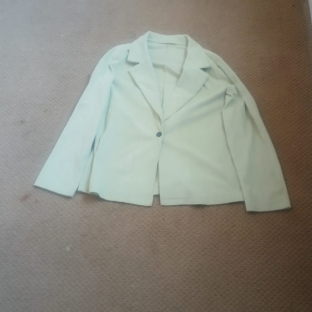 SHEIN Light Cream Blazer